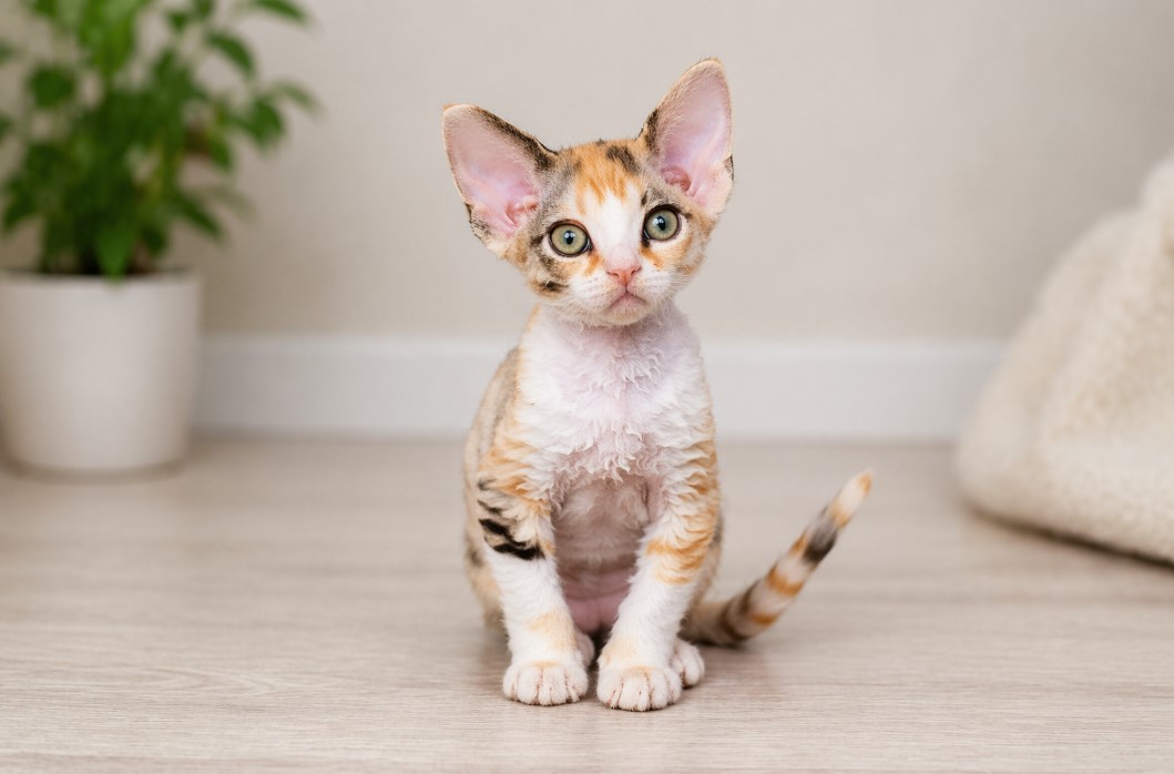 котенок породы девон-рекс
